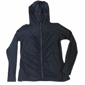 Athleta Black Hooded Sweatshirt